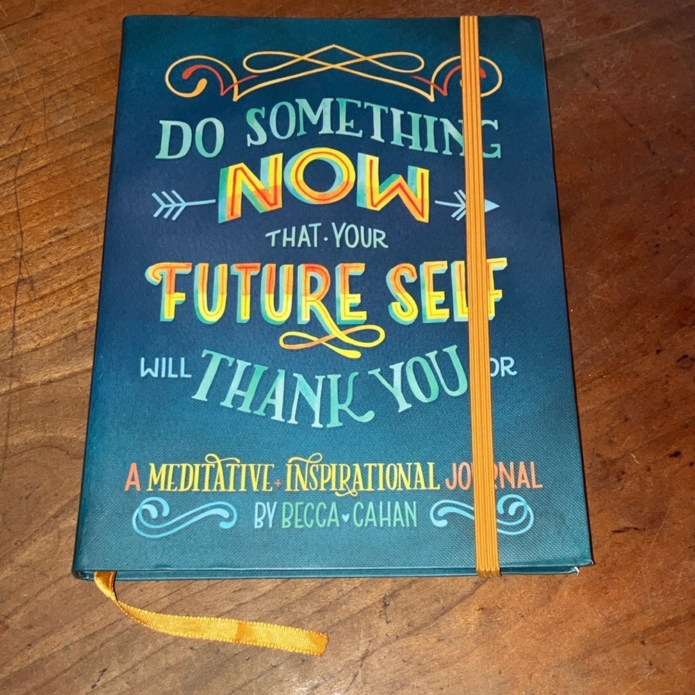 Inspirational meditative Notebook with Elastic by Becca Cahan
